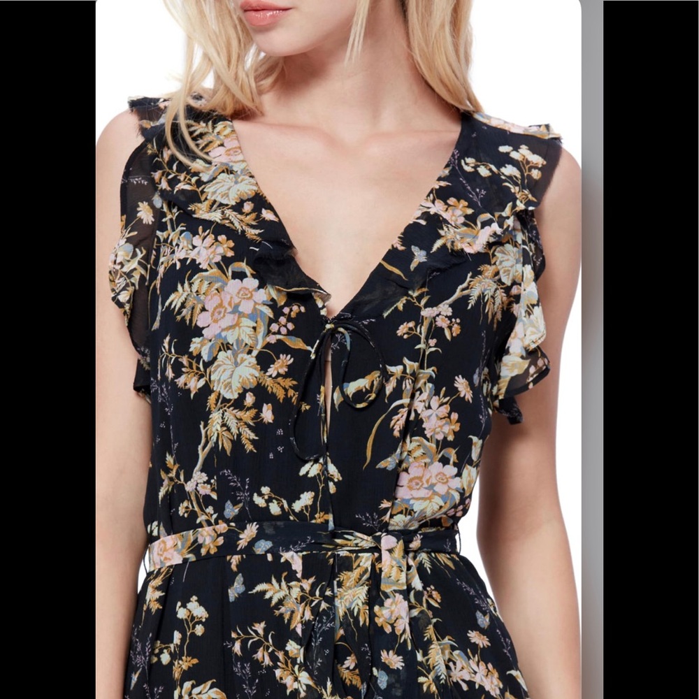 PAIGE TIA SILK DRESS